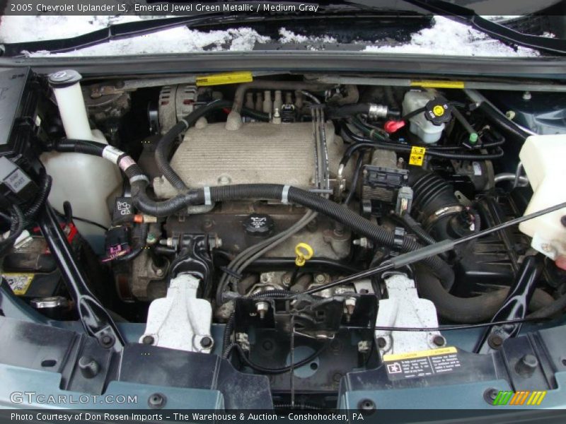 Emerald Jewel Green Metallic / Medium Gray 2005 Chevrolet Uplander LS
