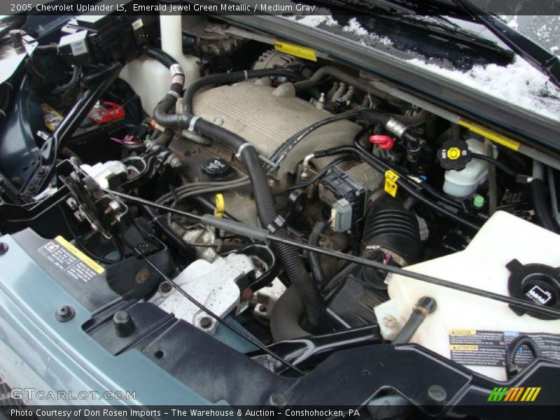 Emerald Jewel Green Metallic / Medium Gray 2005 Chevrolet Uplander LS