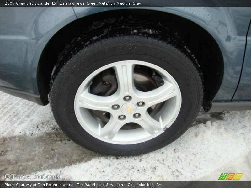 Emerald Jewel Green Metallic / Medium Gray 2005 Chevrolet Uplander LS