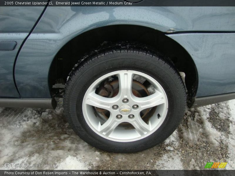 Emerald Jewel Green Metallic / Medium Gray 2005 Chevrolet Uplander LS