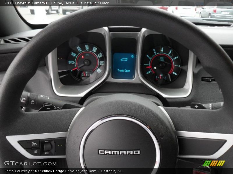Aqua Blue Metallic / Black 2010 Chevrolet Camaro LT Coupe