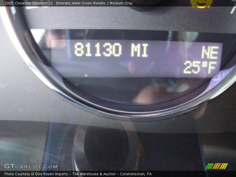 Emerald Jewel Green Metallic / Medium Gray 2005 Chevrolet Uplander LS