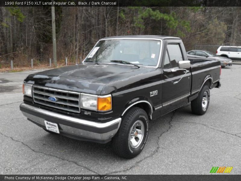 Front 3/4 View of 1990 F150 XLT Lariat Regular Cab