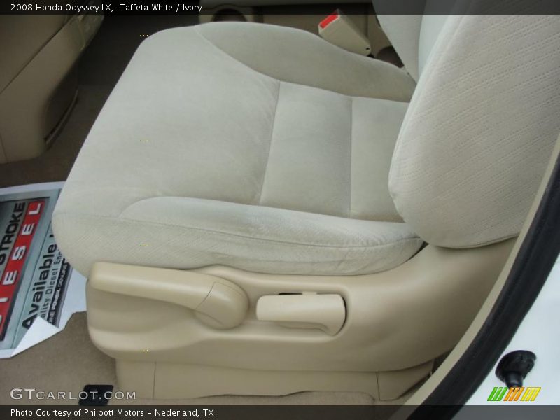 Taffeta White / Ivory 2008 Honda Odyssey LX