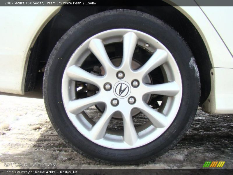 Premium White Pearl / Ebony 2007 Acura TSX Sedan