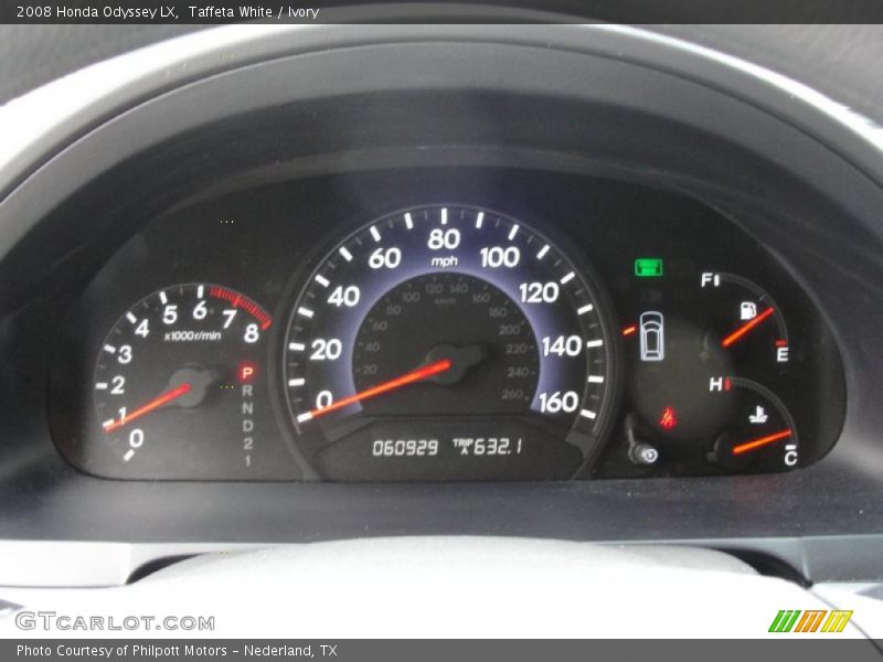 Taffeta White / Ivory 2008 Honda Odyssey LX
