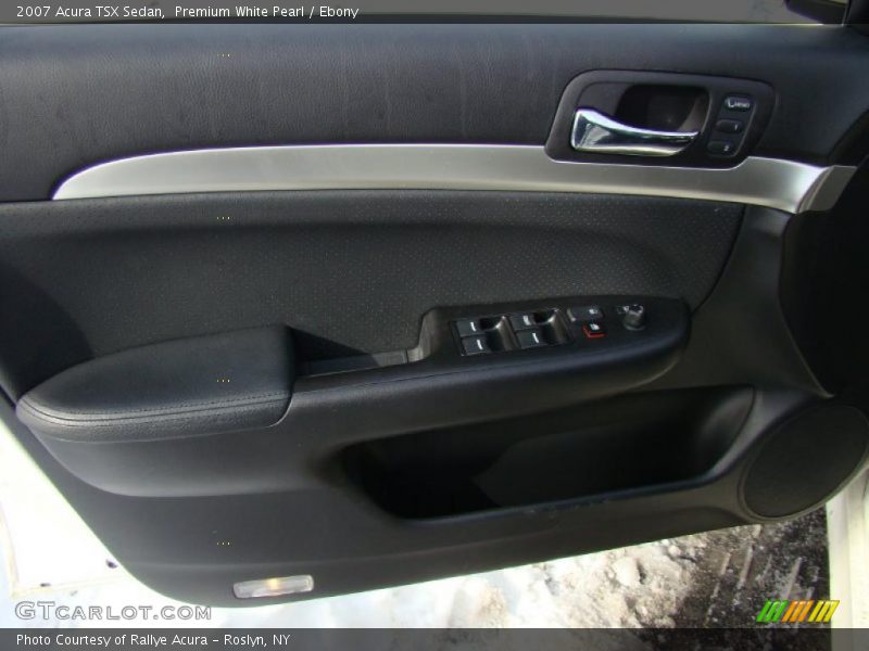 Premium White Pearl / Ebony 2007 Acura TSX Sedan