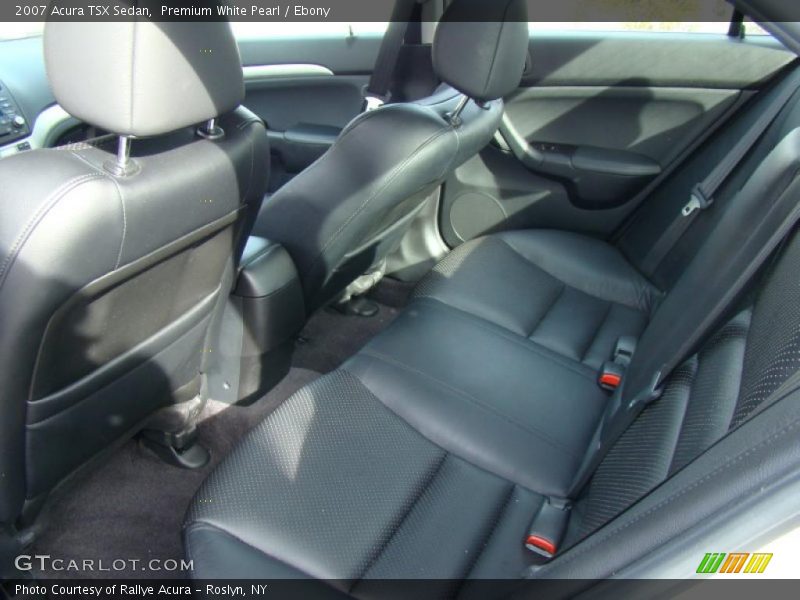 Premium White Pearl / Ebony 2007 Acura TSX Sedan