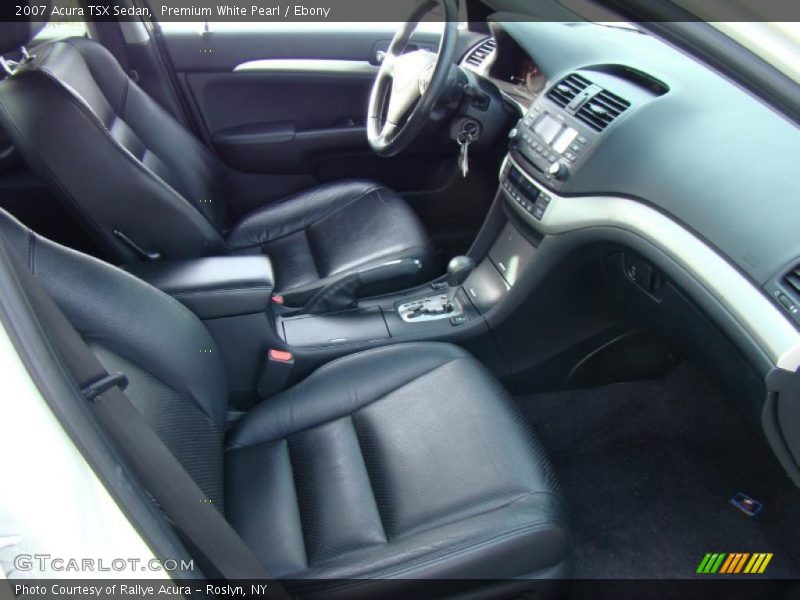 Premium White Pearl / Ebony 2007 Acura TSX Sedan