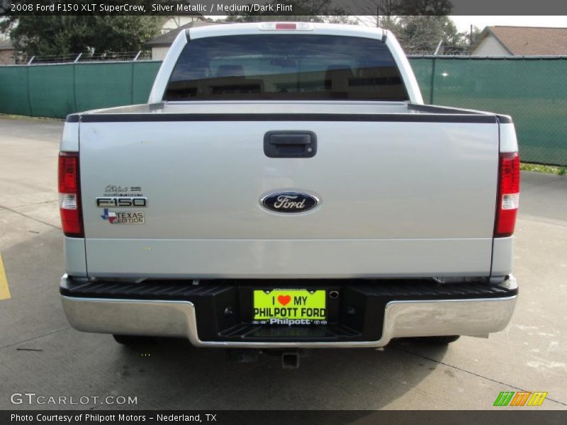 Silver Metallic / Medium/Dark Flint 2008 Ford F150 XLT SuperCrew