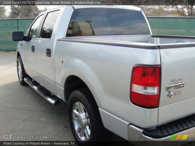 Silver Metallic / Medium/Dark Flint 2008 Ford F150 XLT SuperCrew