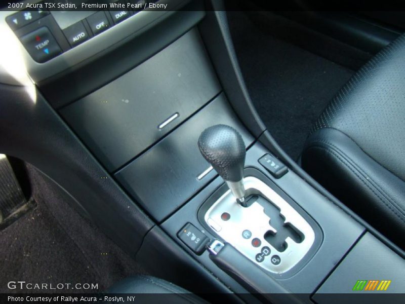 Premium White Pearl / Ebony 2007 Acura TSX Sedan