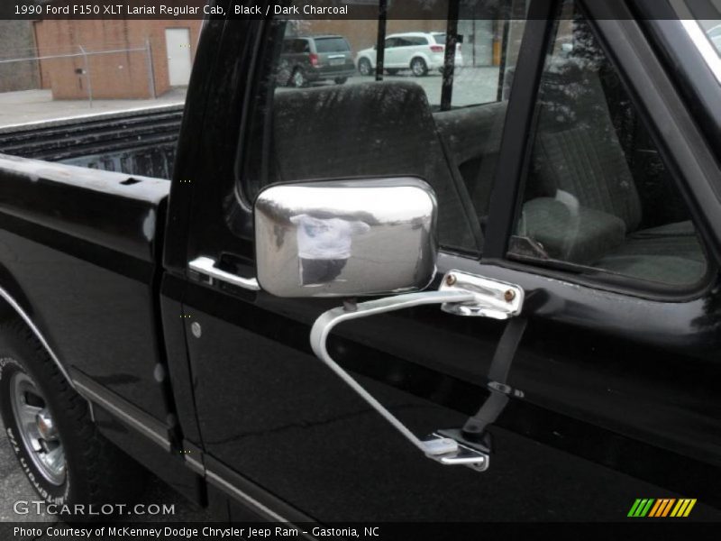 Black / Dark Charcoal 1990 Ford F150 XLT Lariat Regular Cab