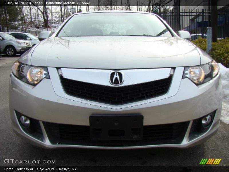Palladium Metallic / Ebony 2009 Acura TSX Sedan