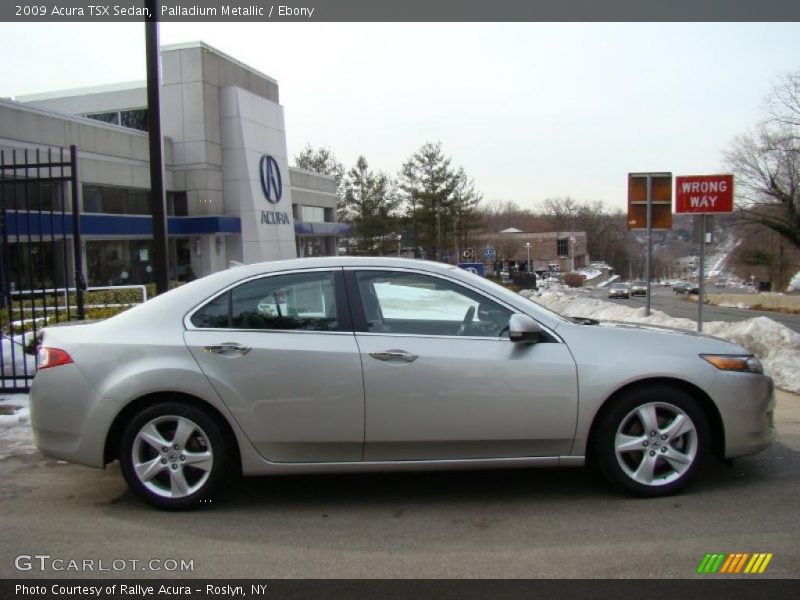 Palladium Metallic / Ebony 2009 Acura TSX Sedan