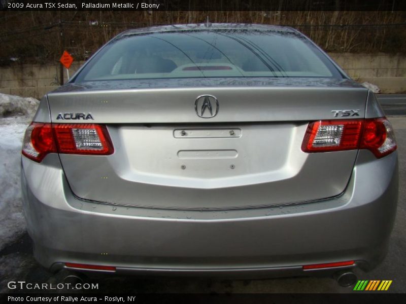 Palladium Metallic / Ebony 2009 Acura TSX Sedan
