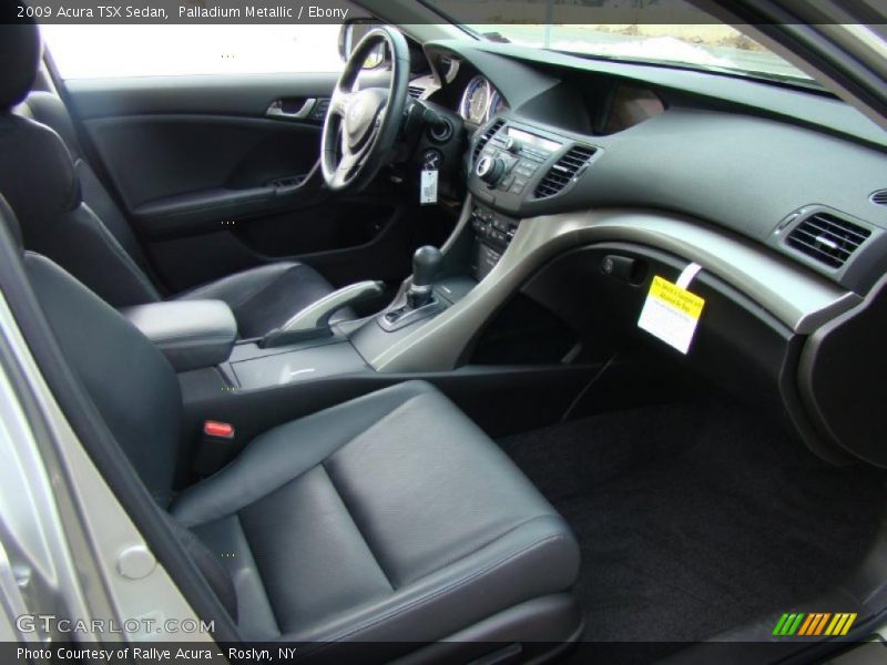 Palladium Metallic / Ebony 2009 Acura TSX Sedan