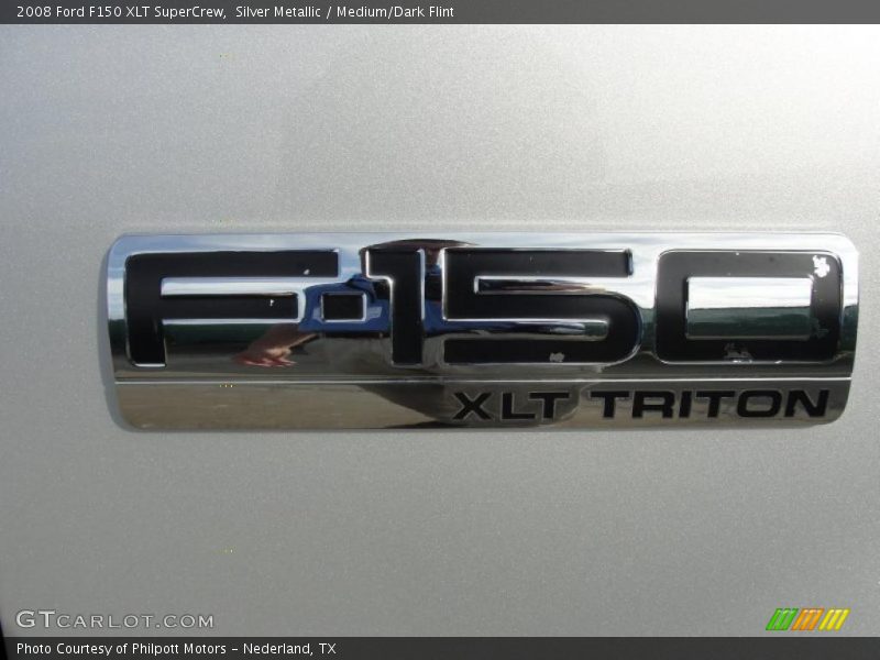 Silver Metallic / Medium/Dark Flint 2008 Ford F150 XLT SuperCrew