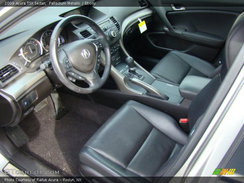Palladium Metallic / Ebony 2009 Acura TSX Sedan