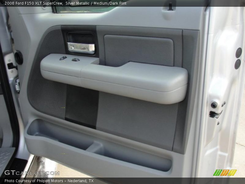 Silver Metallic / Medium/Dark Flint 2008 Ford F150 XLT SuperCrew