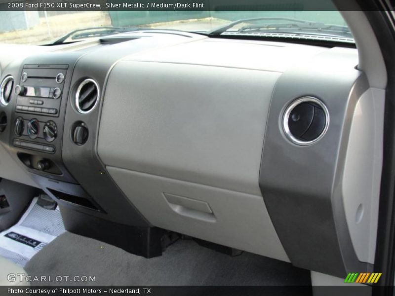 Silver Metallic / Medium/Dark Flint 2008 Ford F150 XLT SuperCrew