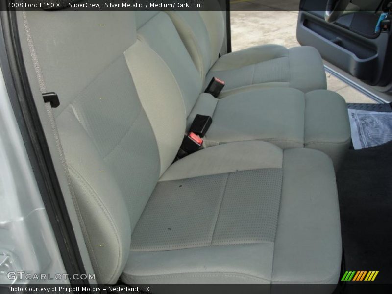 Silver Metallic / Medium/Dark Flint 2008 Ford F150 XLT SuperCrew