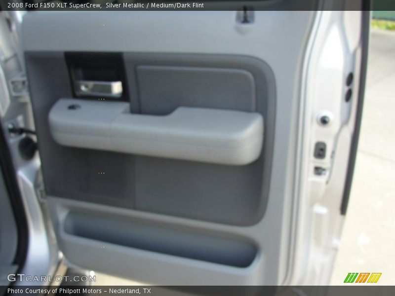 Silver Metallic / Medium/Dark Flint 2008 Ford F150 XLT SuperCrew