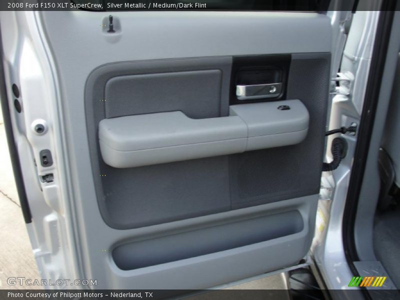 Silver Metallic / Medium/Dark Flint 2008 Ford F150 XLT SuperCrew