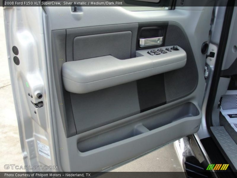 Silver Metallic / Medium/Dark Flint 2008 Ford F150 XLT SuperCrew