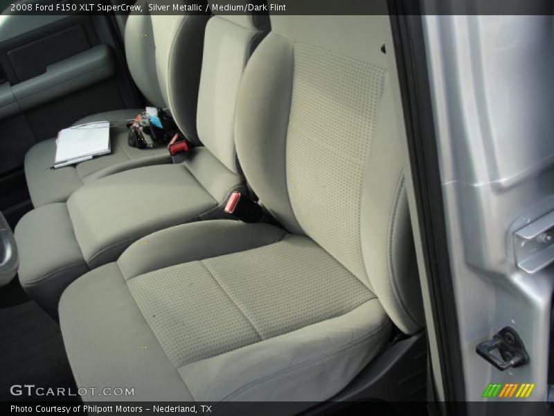 Silver Metallic / Medium/Dark Flint 2008 Ford F150 XLT SuperCrew
