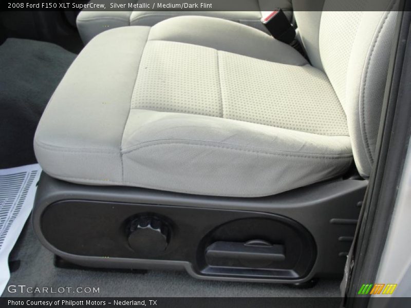 Silver Metallic / Medium/Dark Flint 2008 Ford F150 XLT SuperCrew
