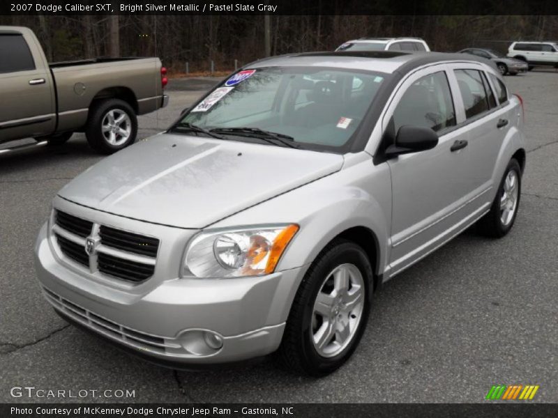 Bright Silver Metallic / Pastel Slate Gray 2007 Dodge Caliber SXT