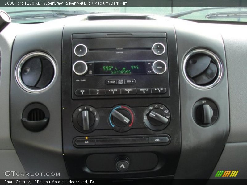Silver Metallic / Medium/Dark Flint 2008 Ford F150 XLT SuperCrew