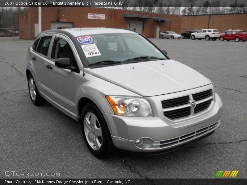Bright Silver Metallic / Pastel Slate Gray 2007 Dodge Caliber SXT