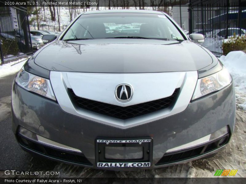 Polished Metal Metallic / Ebony 2010 Acura TL 3.5