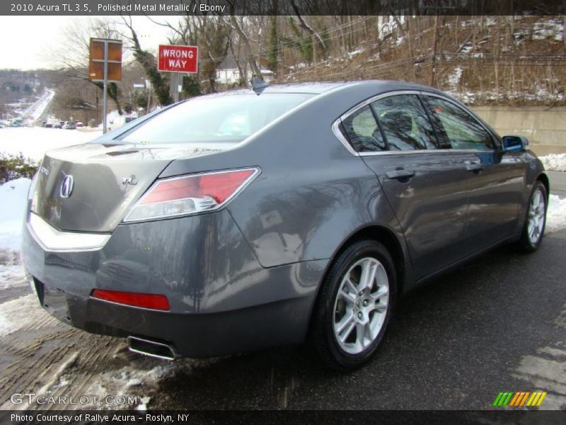 Polished Metal Metallic / Ebony 2010 Acura TL 3.5