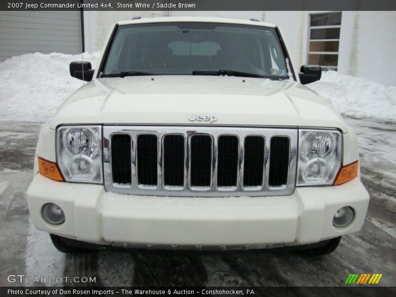 Stone White / Saddle Brown 2007 Jeep Commander Limited 4x4