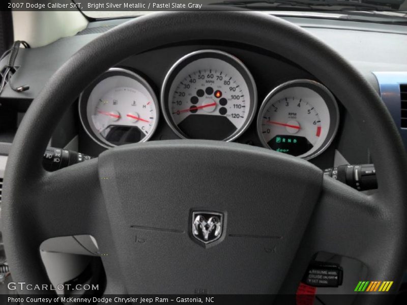 Bright Silver Metallic / Pastel Slate Gray 2007 Dodge Caliber SXT