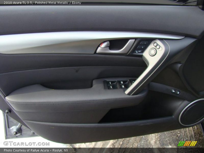 Polished Metal Metallic / Ebony 2010 Acura TL 3.5
