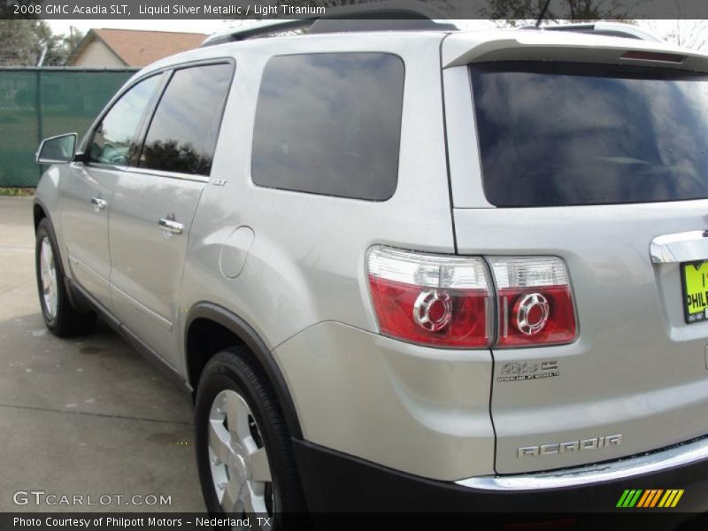 Liquid Silver Metallic / Light Titanium 2008 GMC Acadia SLT