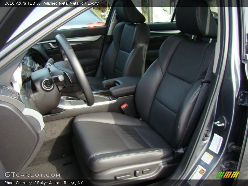 Polished Metal Metallic / Ebony 2010 Acura TL 3.5