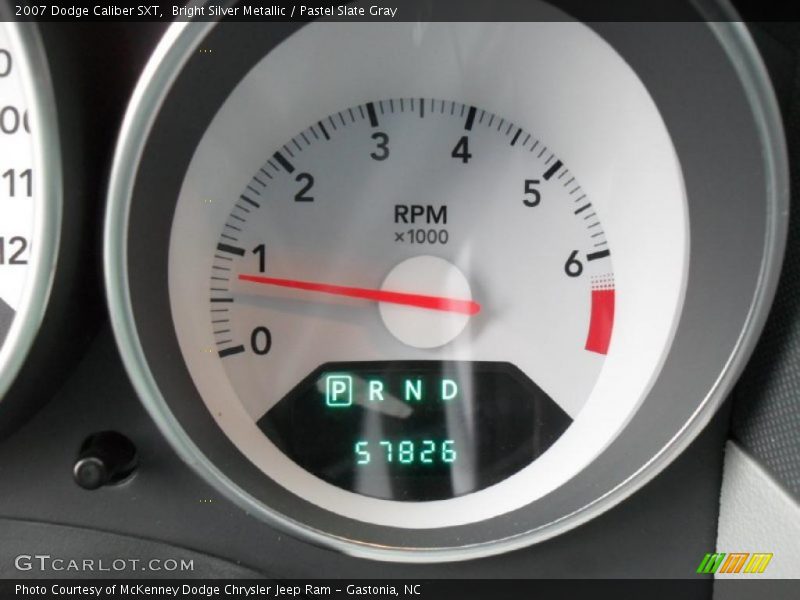 Bright Silver Metallic / Pastel Slate Gray 2007 Dodge Caliber SXT