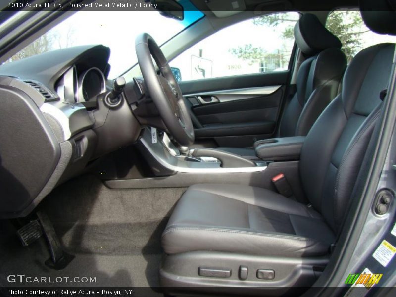Polished Metal Metallic / Ebony 2010 Acura TL 3.5