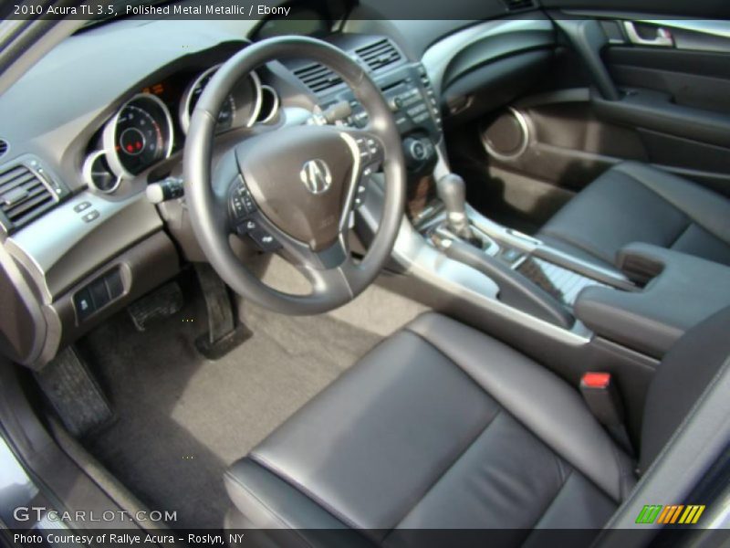 Polished Metal Metallic / Ebony 2010 Acura TL 3.5