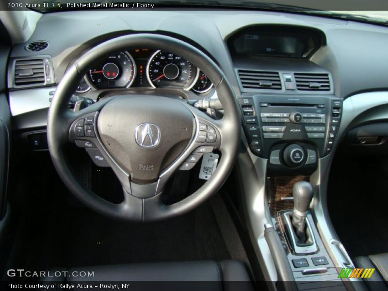 Polished Metal Metallic / Ebony 2010 Acura TL 3.5