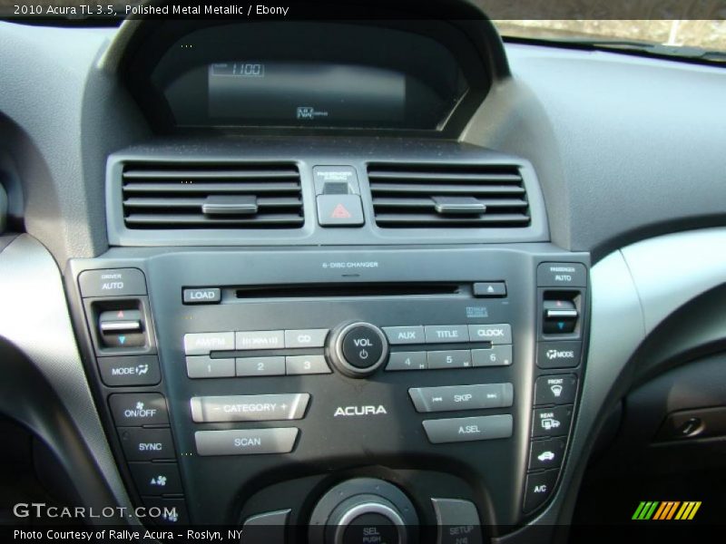 Polished Metal Metallic / Ebony 2010 Acura TL 3.5