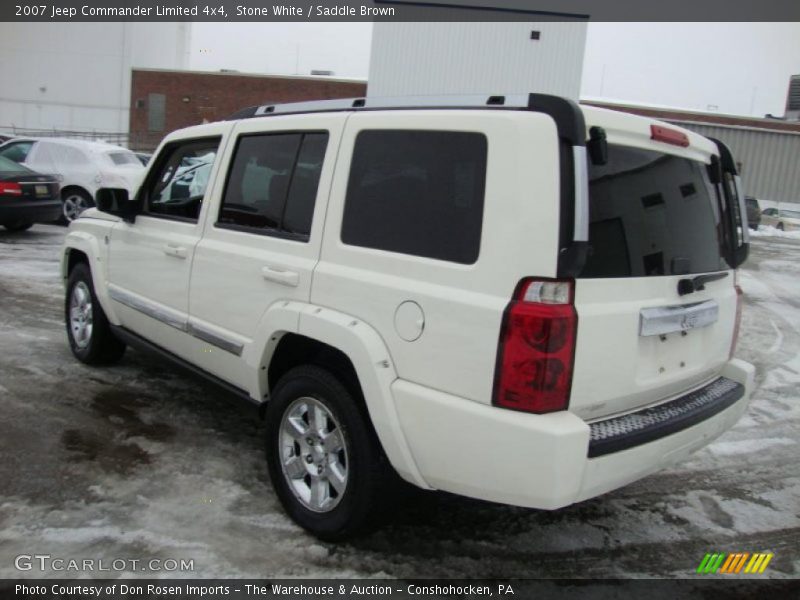 Stone White / Saddle Brown 2007 Jeep Commander Limited 4x4