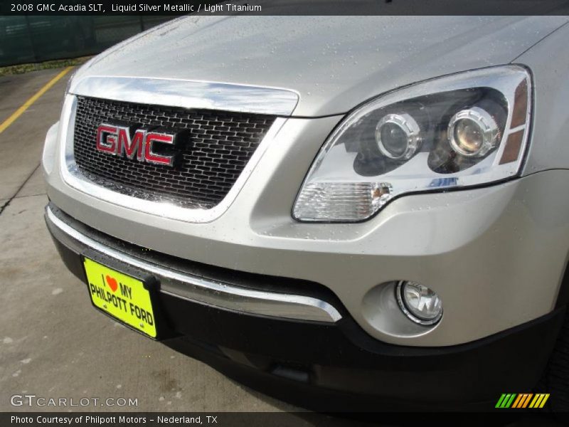 Liquid Silver Metallic / Light Titanium 2008 GMC Acadia SLT
