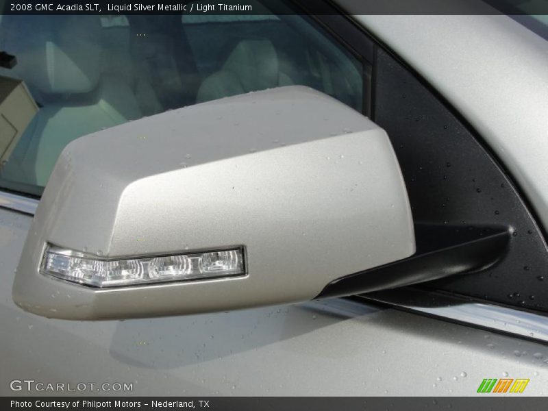 Liquid Silver Metallic / Light Titanium 2008 GMC Acadia SLT