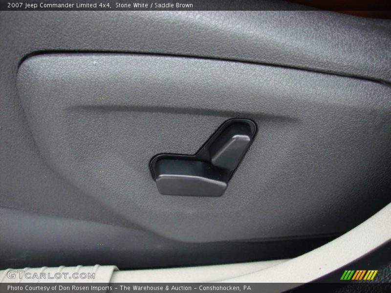 Stone White / Saddle Brown 2007 Jeep Commander Limited 4x4